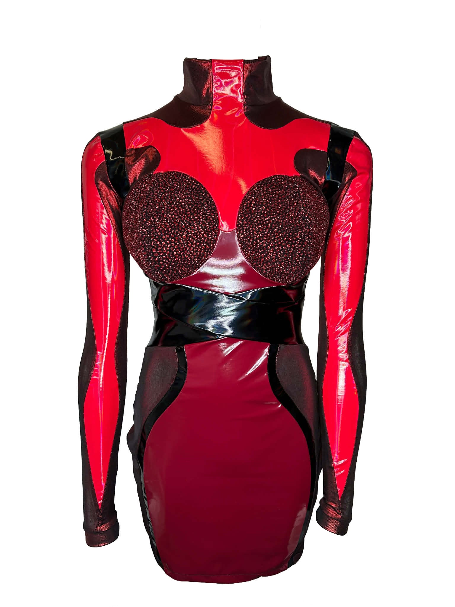 Humanoid Party Dress - RED