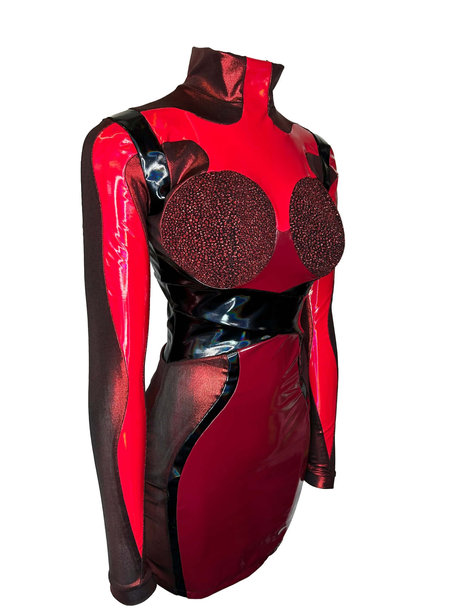 Humanoid Party Dress - RED