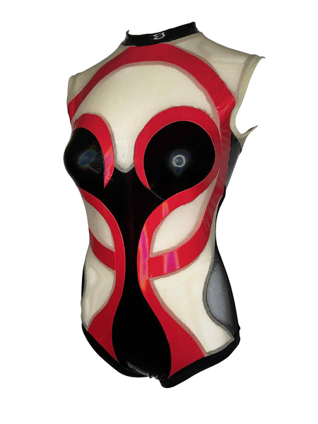Baby Claire Body in Black & Red