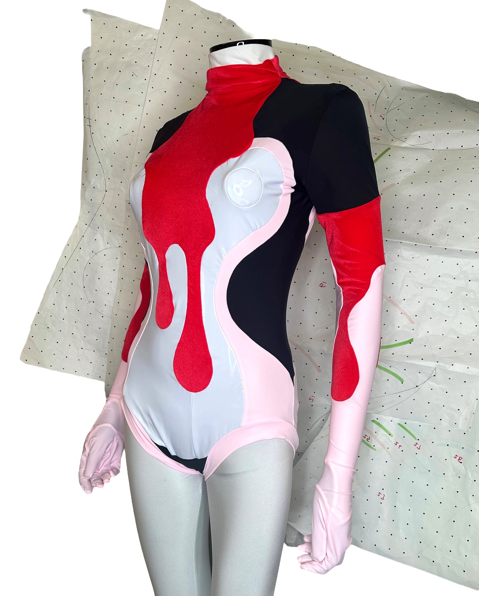 Pop Art Mannequin bodysuit - Sample