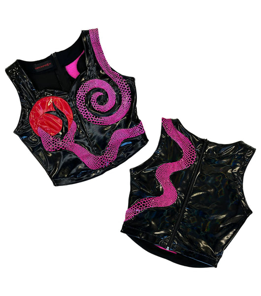 Snakebite Top - Black